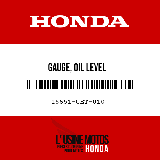 image de 15651-GET-010 GAUGE, OIL LEVEL