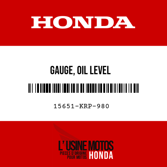 image de 15651-KRP-980 GAUGE, OIL LEVEL