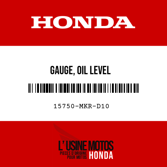 image de 15750-MKR-D10 GAUGE, OIL LEVEL