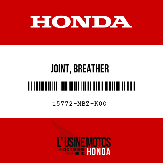 image de 15772-MBZ-K00 JOINT, BREATHER