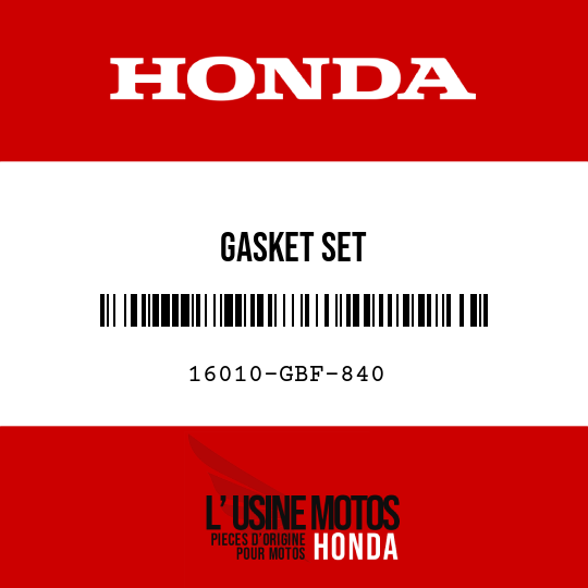 image de 16010-GBF-840 GASKET SET