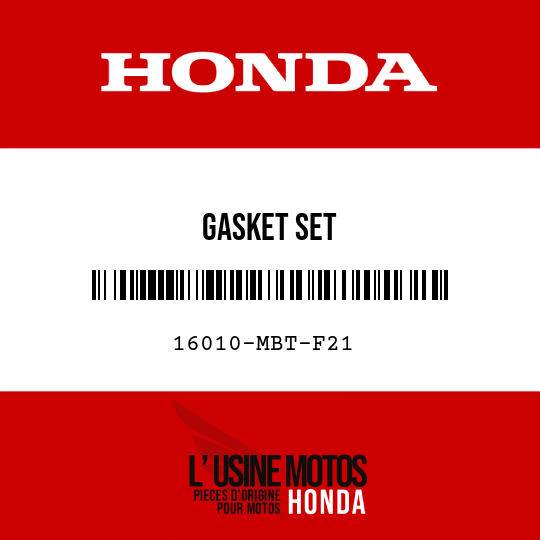 image de 16010-MBT-F21 GASKET SET