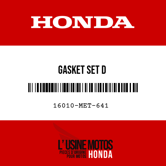 image de 16010-MET-641 GASKET SET D
