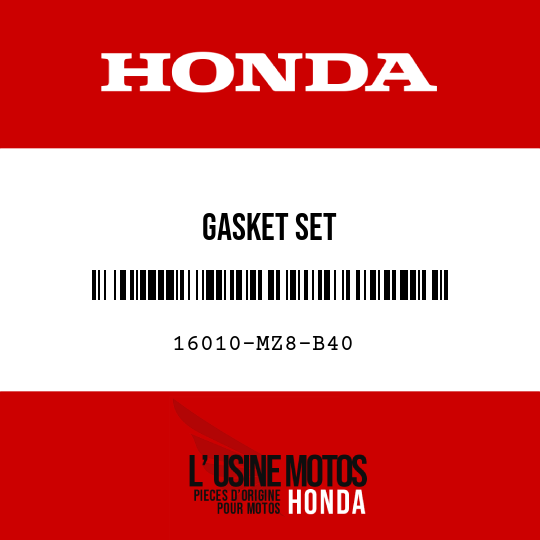 image de 16010-MZ8-B40 GASKET SET