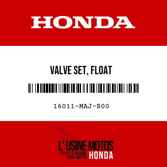 image de 16011-MAJ-R00 VALVE SET, FLOAT