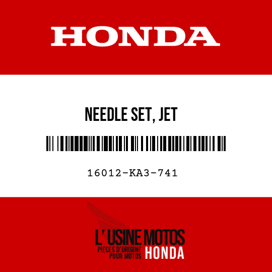image de 16012-KA3-741 NEEDLE SET, JET
