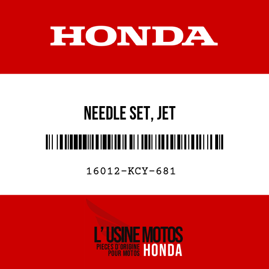 image de 16012-KCY-681 NEEDLE SET, JET