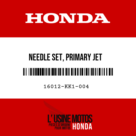 image de 16012-KK1-004 NEEDLE SET, PRIMARY JET
