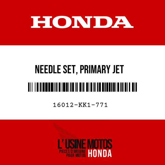 image de 16012-KK1-771 NEEDLE SET, PRIMARY JET