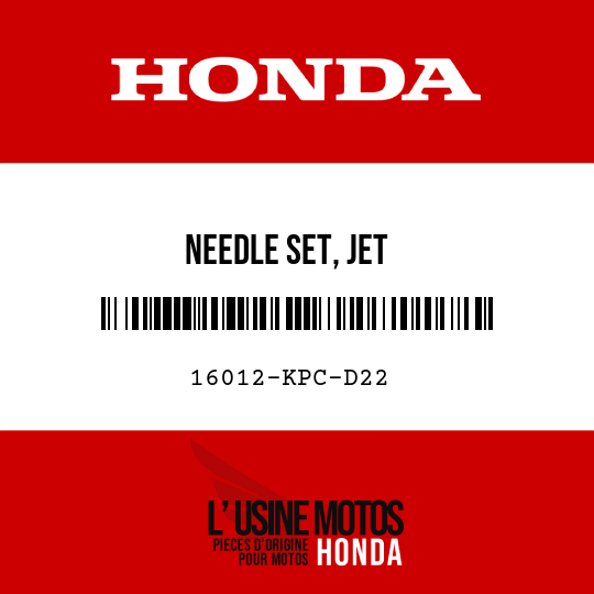 image de 16012-KPC-D22 NEEDLE SET, JET