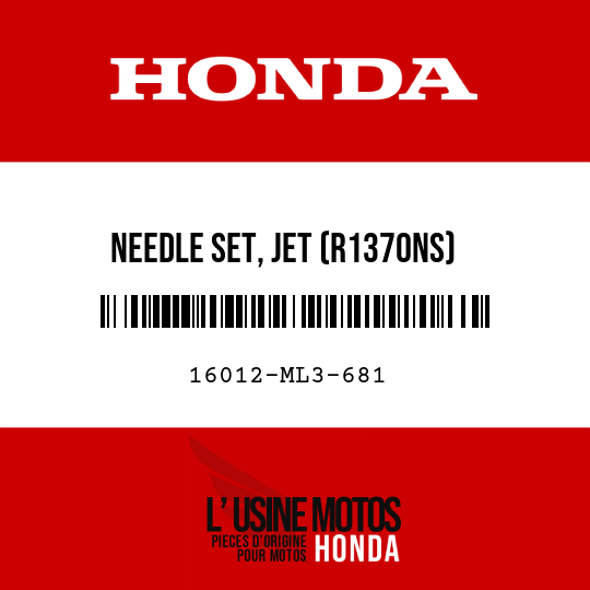 image de 16012-ML3-681 NEEDLE SET, JET (R1370NS)