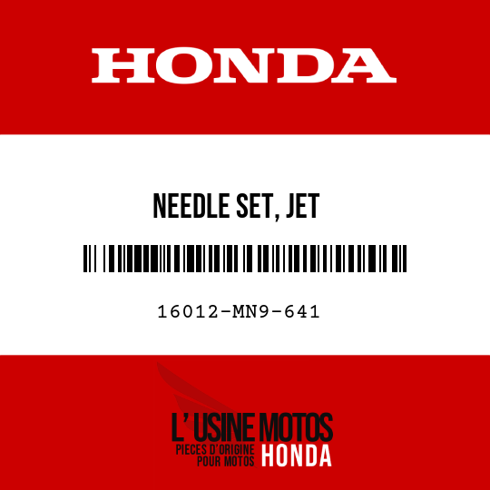 image de 16012-MN9-641 NEEDLE SET, JET