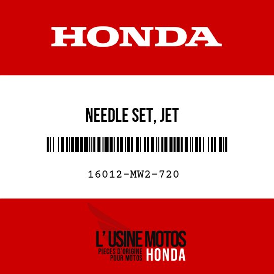 image de 16012-MW2-720 NEEDLE SET, JET