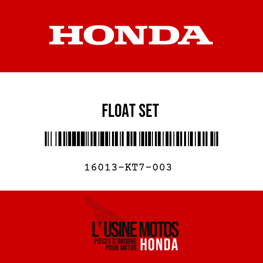 image de 16013-KT7-003 FLOAT SET