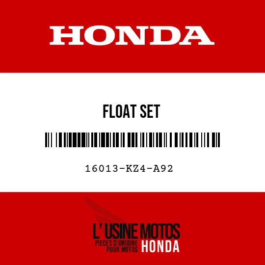 image de 16013-KZ4-A92 FLOAT SET