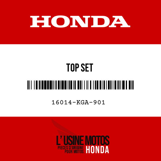 image de 16014-KGA-901 TOP SET