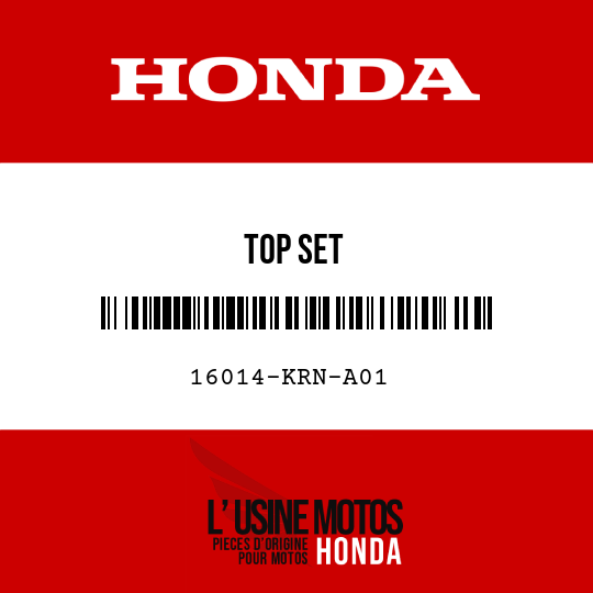 image de 16014-KRN-A01 TOP SET