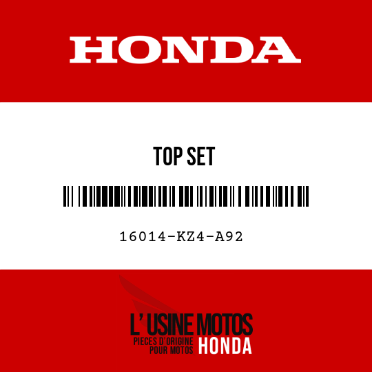 image de 16014-KZ4-A92 TOP SET