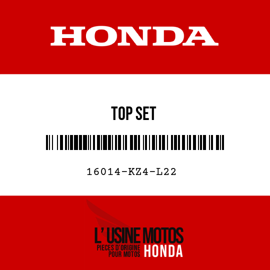 image de 16014-KZ4-L22 TOP SET