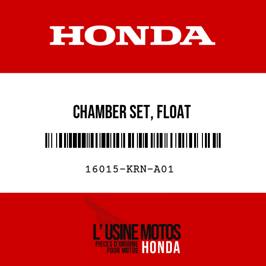 image de 16015-KRN-A01 CHAMBER SET, FLOAT