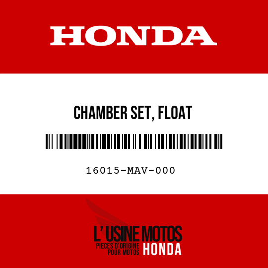 image de 16015-MAV-000 CHAMBER SET, FLOAT