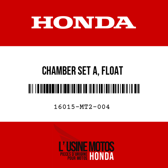 image de 16015-MT2-004 CHAMBER SET A, FLOAT