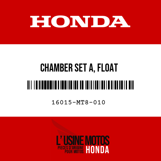 image de 16015-MT8-010 CHAMBER SET A, FLOAT