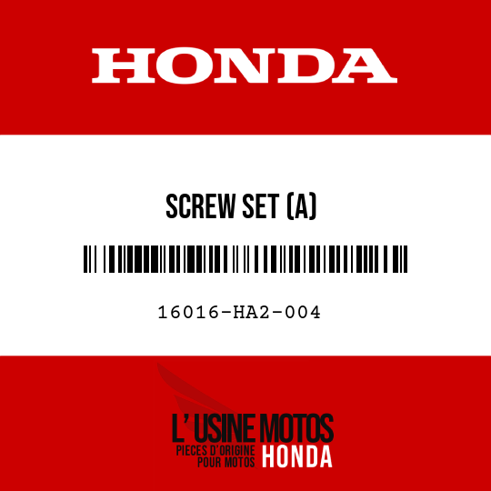 image de 16016-HA2-004 SCREW SET (A)