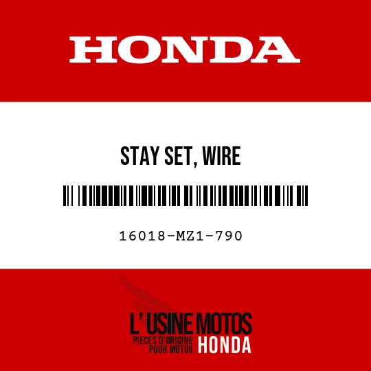 image de 16018-MZ1-790 STAY SET, WIRE