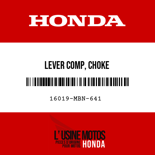 image de 16019-MBN-641 LEVER COMP, CHOKE