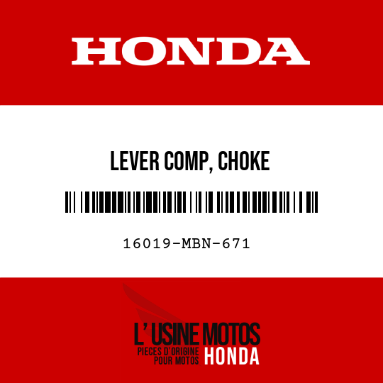 image de 16019-MBN-671 LEVER COMP, CHOKE