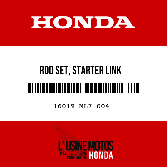 image de 16019-ML7-004 ROD SET, STARTER LINK