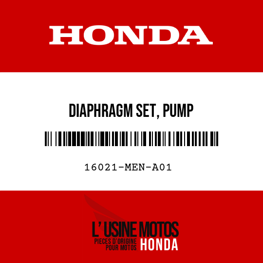 image de 16021-MEN-A01 DIAPHRAGM SET, PUMP