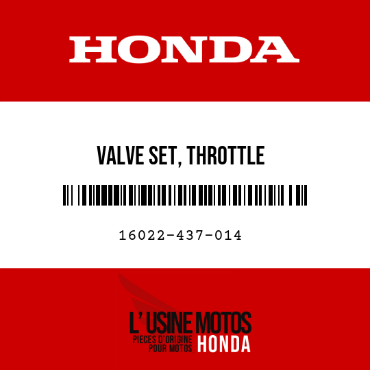 image de 16022-437-014 VALVE SET, THROTTLE