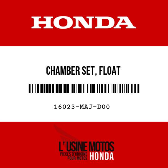 image de 16023-MAJ-D00 CHAMBER SET, FLOAT