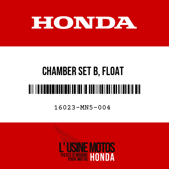 image de 16023-MN5-004 CHAMBER SET B, FLOAT