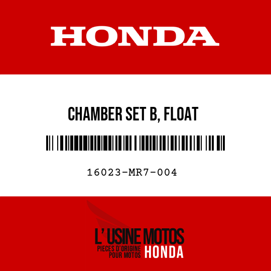 image de 16023-MR7-004 CHAMBER SET B, FLOAT