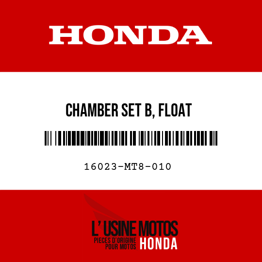 image de 16023-MT8-010 CHAMBER SET B, FLOAT