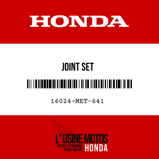 image de 16024-MET-641 JOINT SET