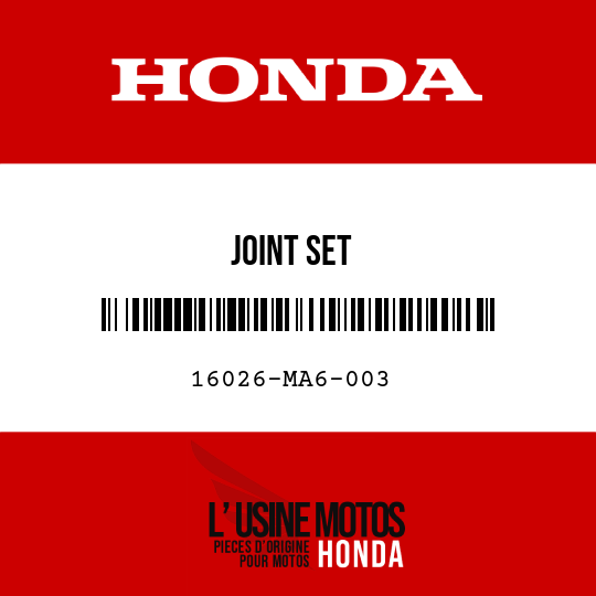 image de 16026-MA6-003 JOINT SET