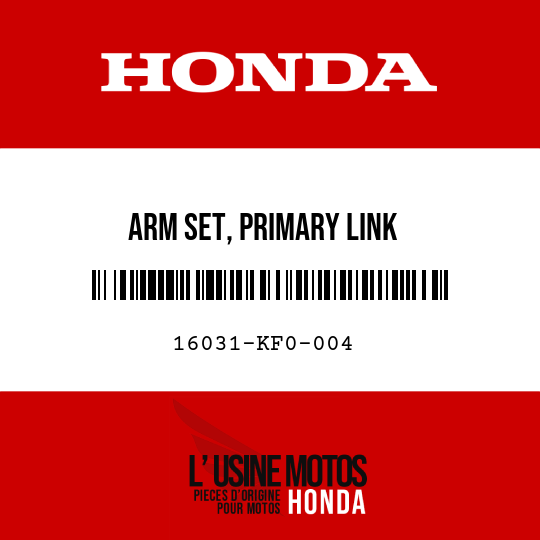 image de 16031-KF0-004 ARM SET, PRIMARY LINK