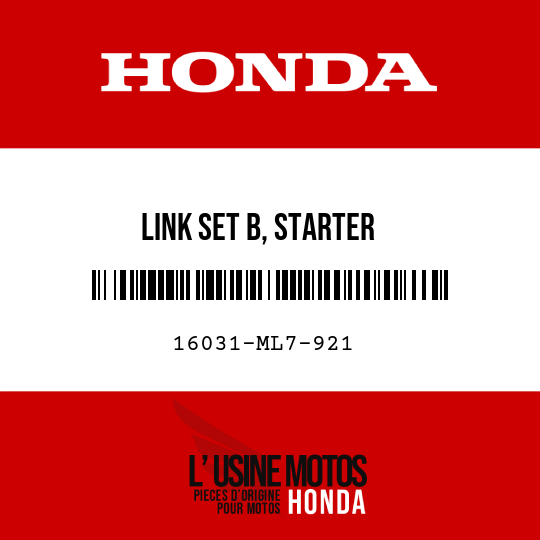 image de 16031-ML7-921 LINK SET B, STARTER