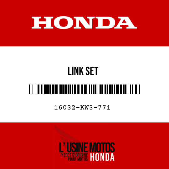 image de 16032-KW3-771 LINK SET