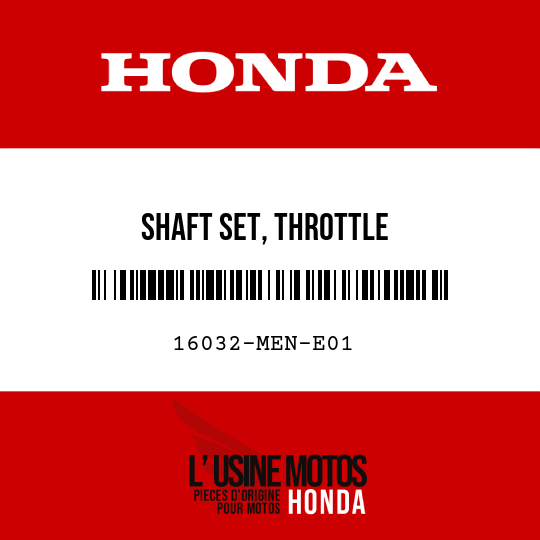 image de 16032-MEN-E01 SHAFT SET, THROTTLE