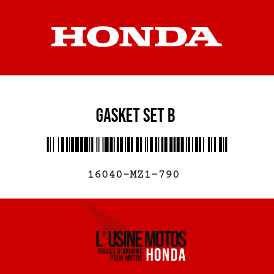 image de 16040-MZ1-790 GASKET SET B