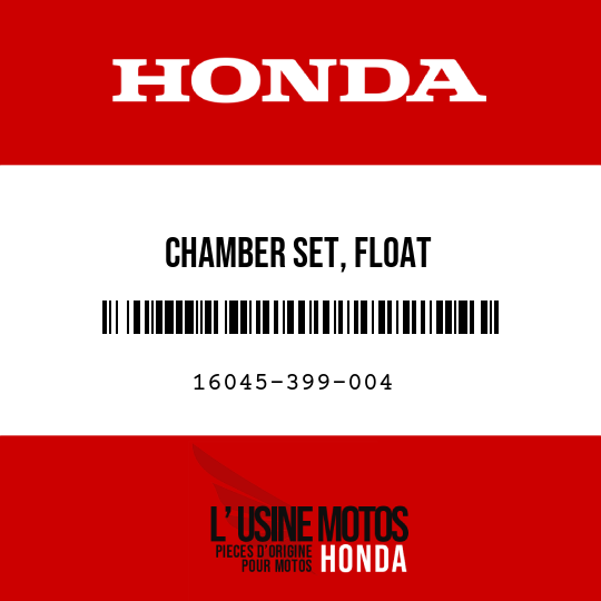 image de 16045-399-004 CHAMBER SET, FLOAT