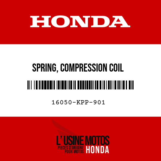 image de 16050-KPP-901 SPRING, COMPRESSION COIL