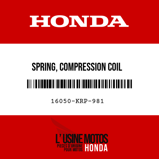 image de 16050-KRP-981 SPRING, COMPRESSION COIL