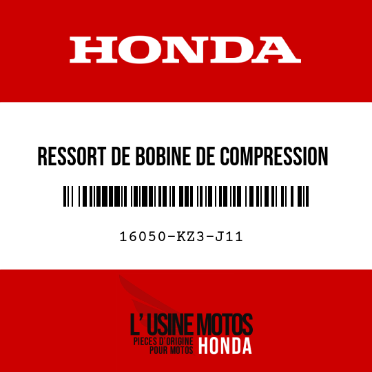 image de 16050-KZ3-J11 RESSORT DE BOBINE DE COMPRESSION
