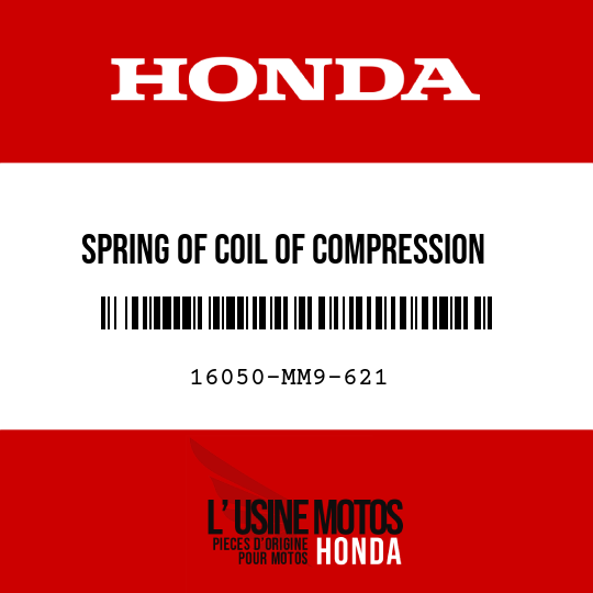 image de 16050-MM9-621 SPRING OF COIL OF COMPRESSION